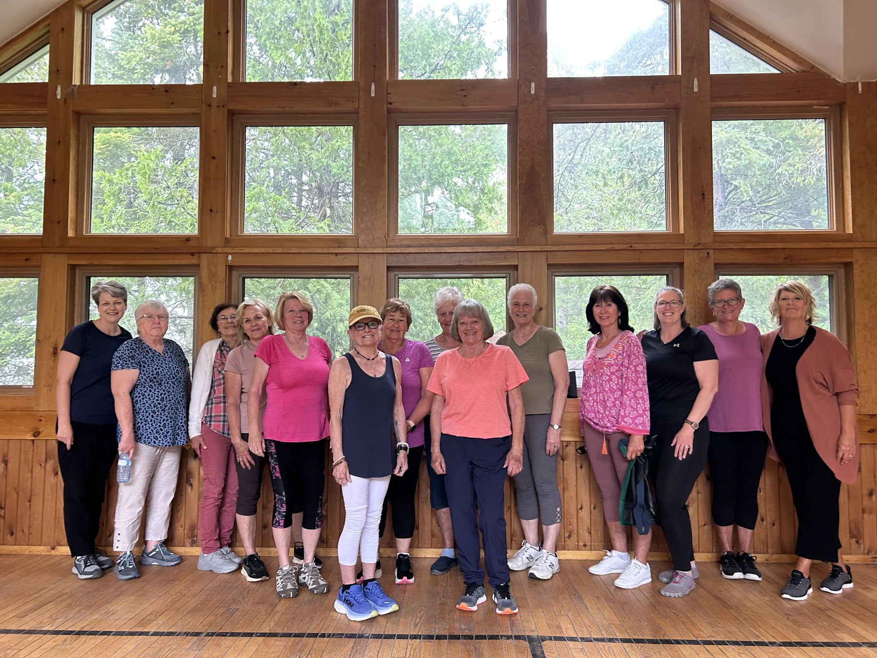 Kelly’s Kagawong class gathered for a group photo